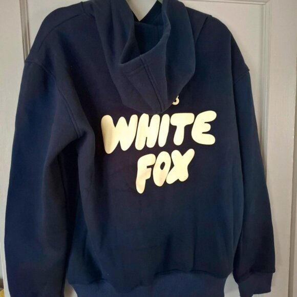 New With Bag White Fox Hoodies Size S - Picture 2 of 6